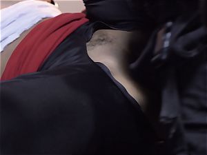 Suicide team parody Sn 4 Ada Akira riding dark-hued knob